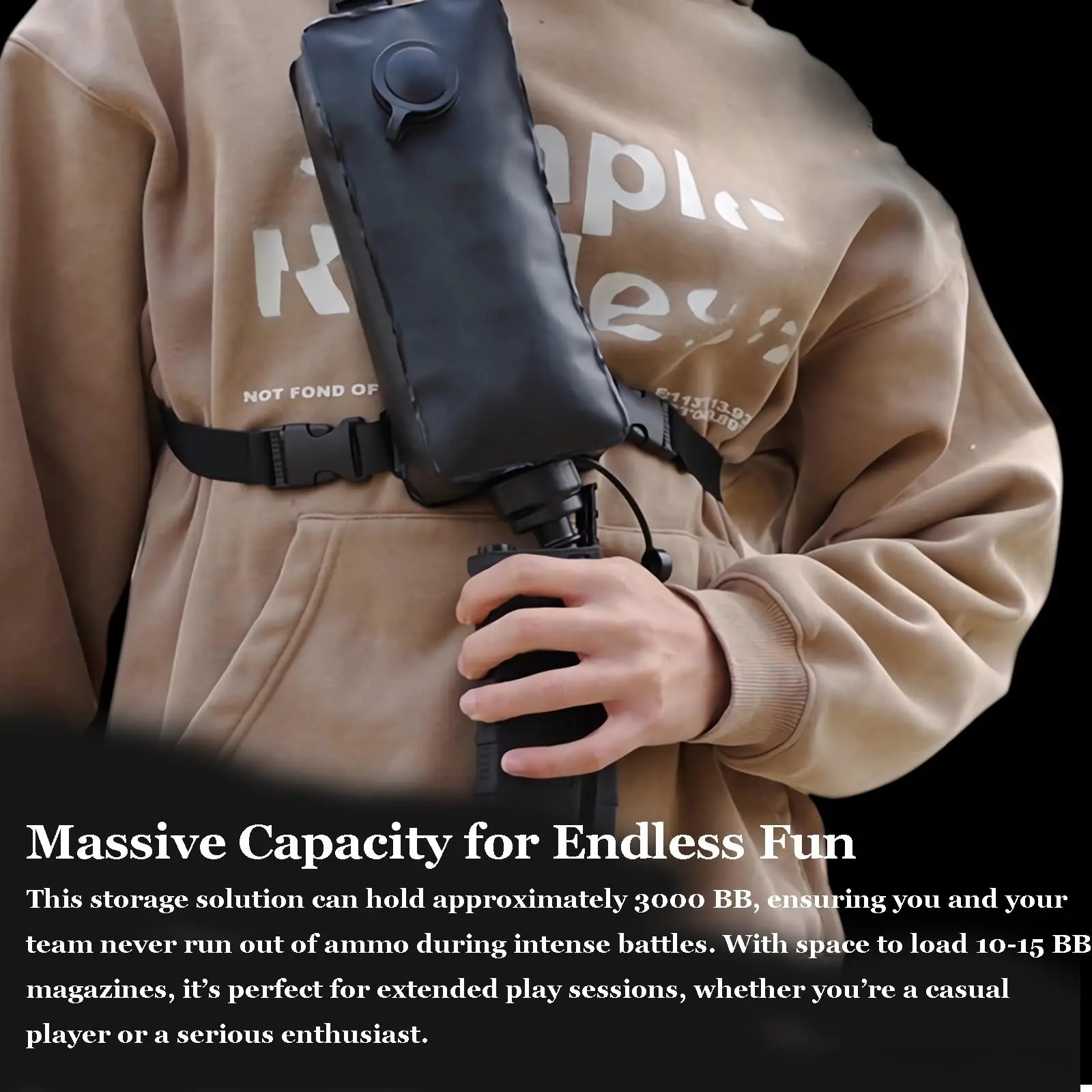 Cargador de velocidad Airsoft BB táctico con correa ajustable - imagen 3
