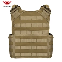 YAKEDA chaleco táctico MOLLE ligero transpirable, personalizable