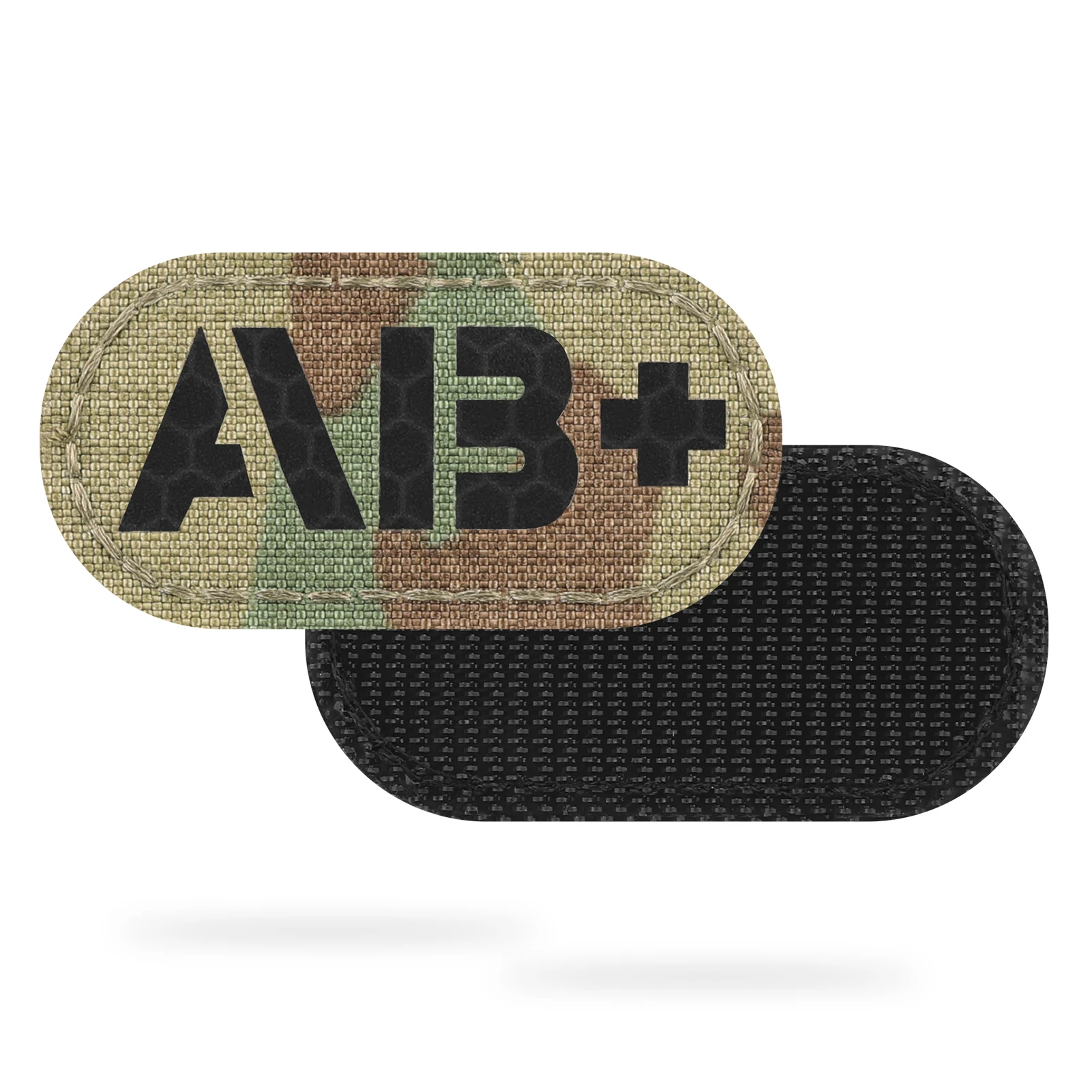 Parche con panel reflectante y velcro trasero