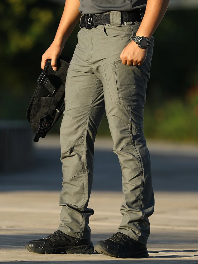 Tom X5 pantalones tácticos hombre holgados bolsillos resistentes - imagen 2