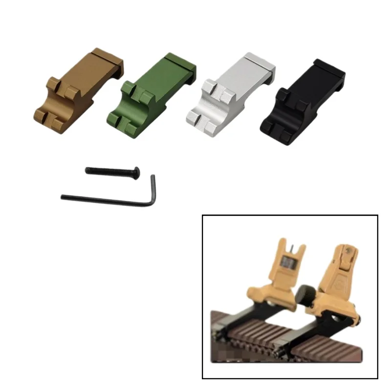 Adaptador lateral Picatinny para mini linterna táctica compacta LED - imagen 4