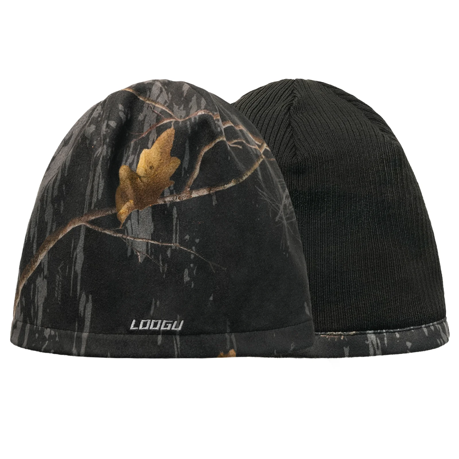 Gorro cálido de camuflaje doble cara para caza y outdoor