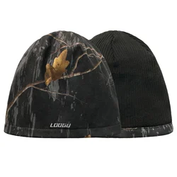 Gorro cálido de camuflaje doble cara para caza y outdoor