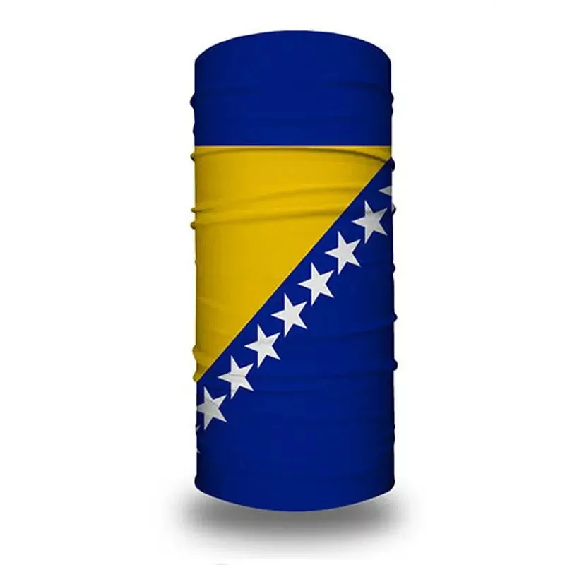 Máscara cortavientos Bosnia y Herzegovina sin costuras tubular