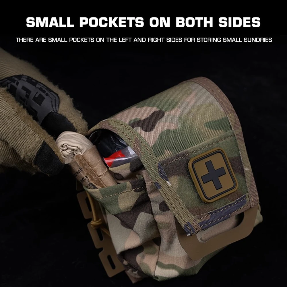 Bolsa MOLLE táctica botiquín despliegue rápido para emergencias - imagen 3