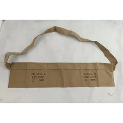 Cinturón de cartucho M1 Garand calibre 30 Segunda Guerra Mundial