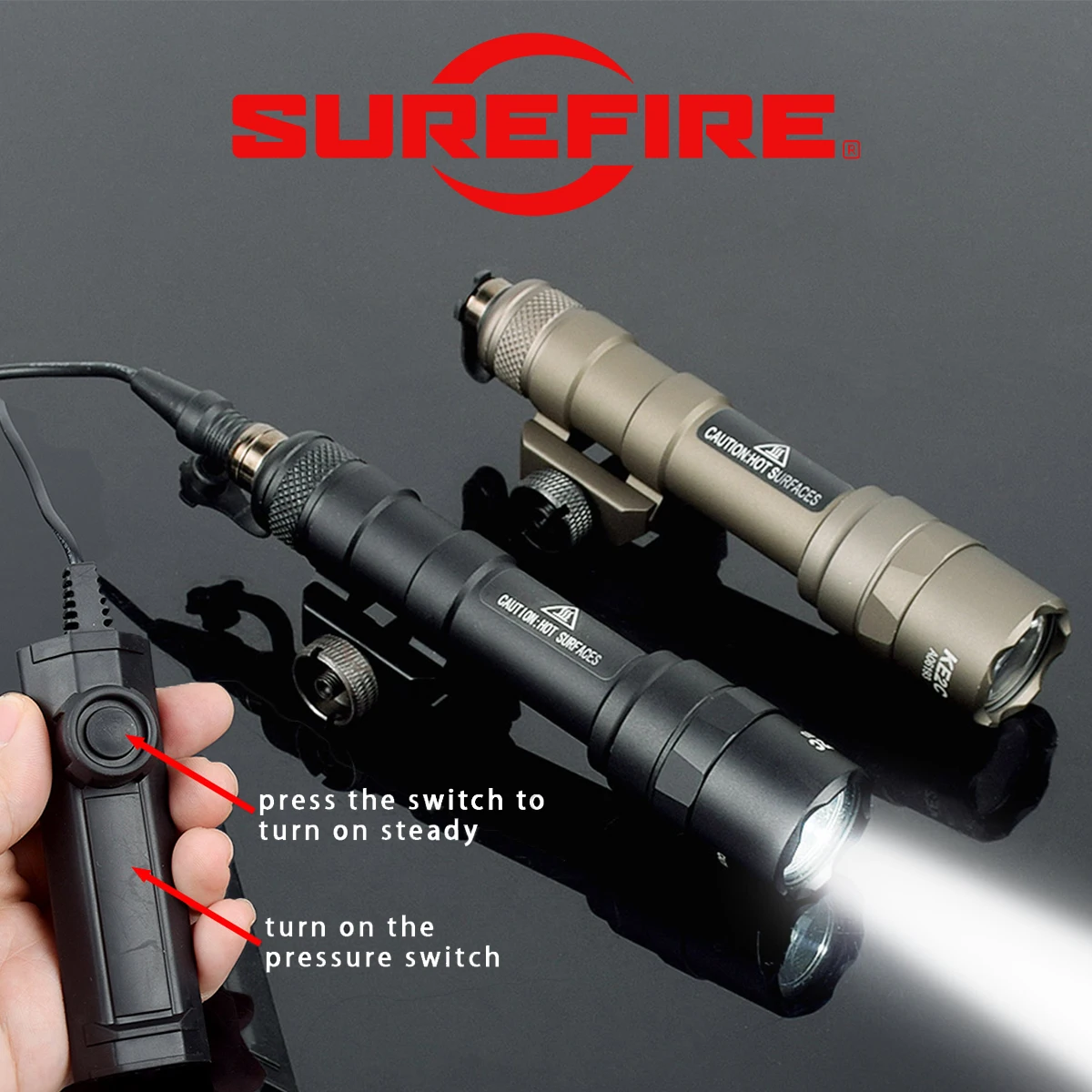 SureFire linterna táctica M600/M300/C con interruptor dual para AR-15 - imagen 5
