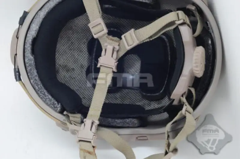 FMA TB948 correa de suspensión para casco táctico, negra - imagen 2