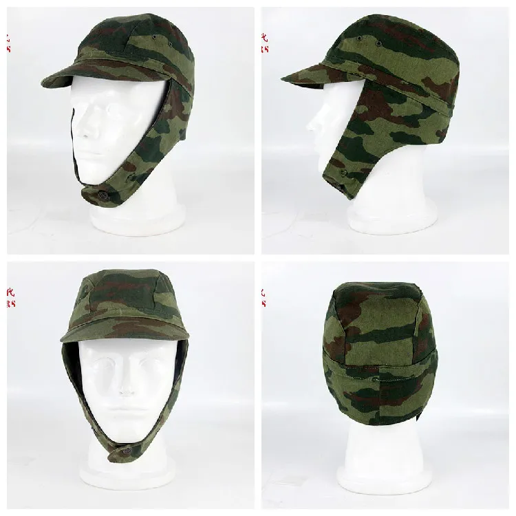 Gorra de combate horizontal camuflaje 97flora rusa M81 en detalle