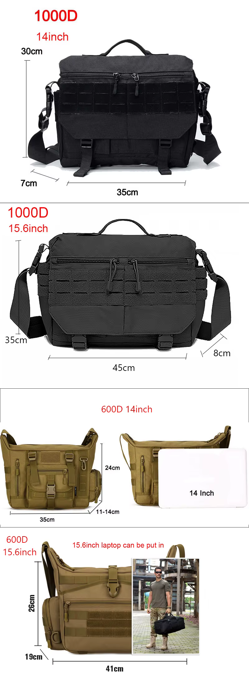 Bolsa láser 1000D