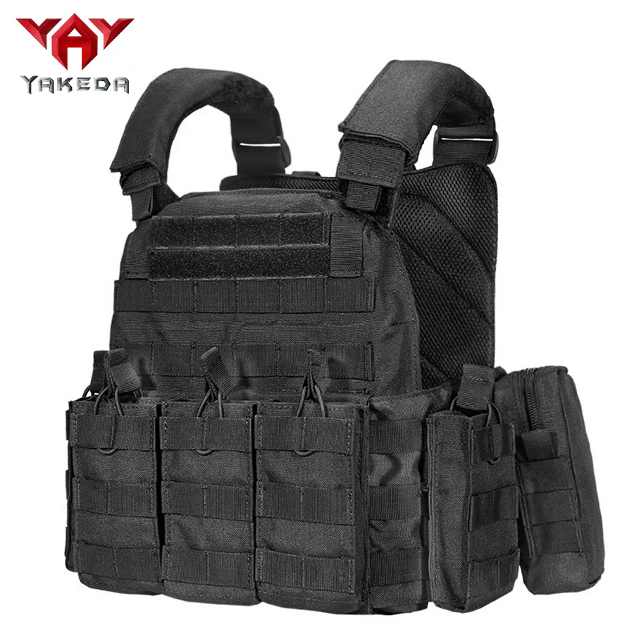 Chaleco táctico anfibio YAKEDA CS camuflaje para entrenamiento