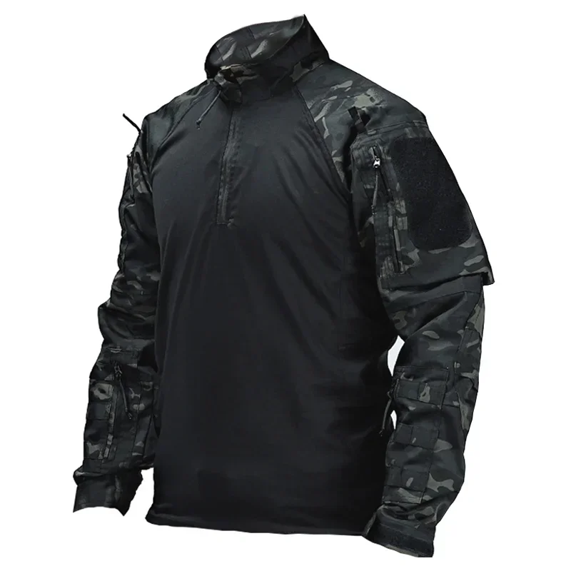 Uniforme táctico Multicam de combate: camisa manga larga en algodón