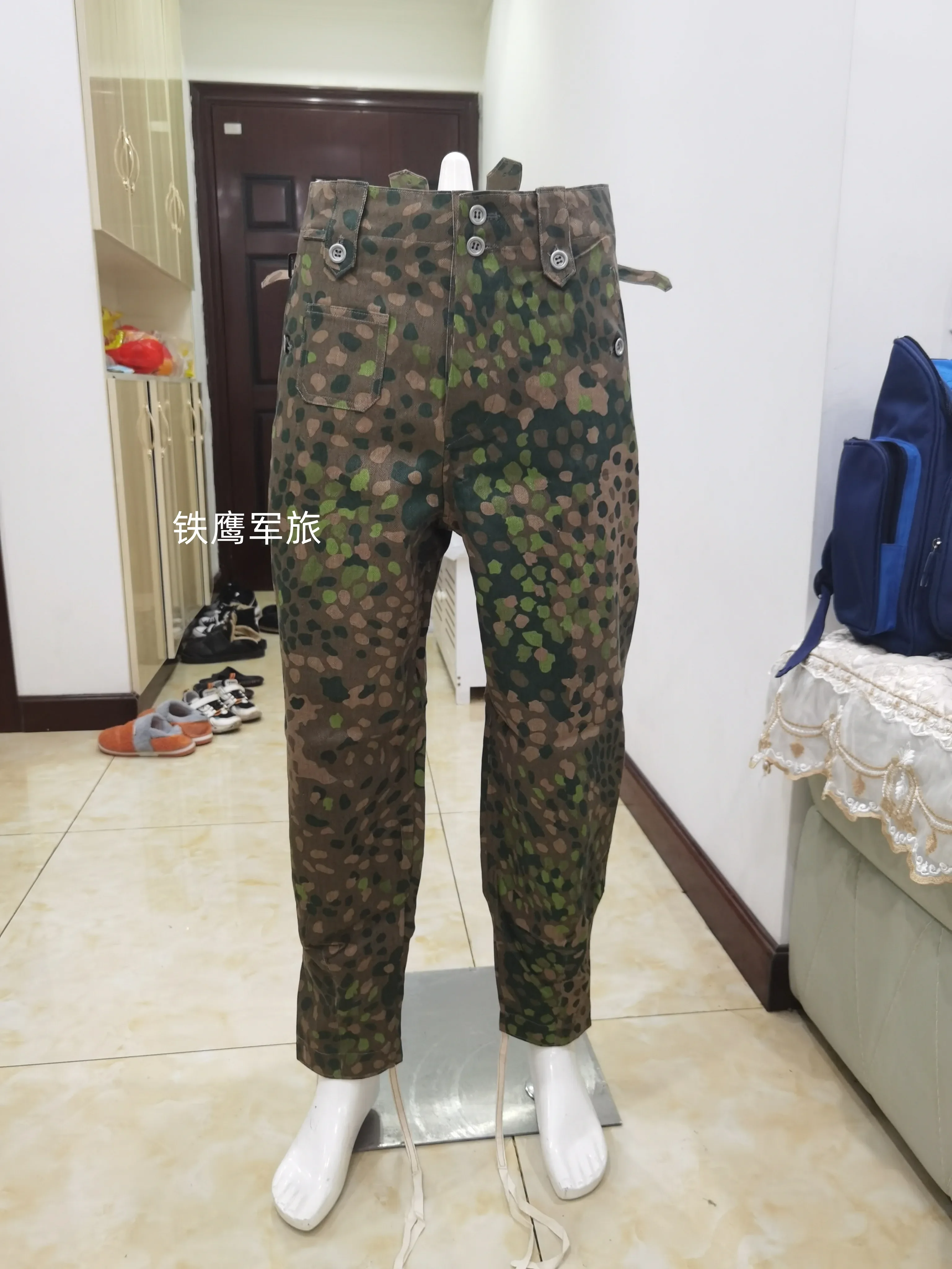 Pantalones tácticos camuflaje DOT44 estilo alemán M43 para airsoft - imagen 2