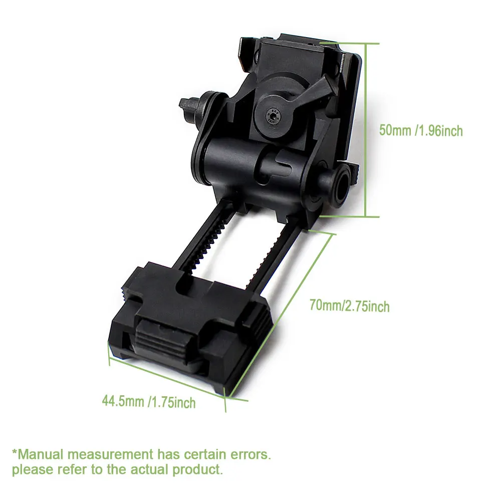 SOTAC GEAR Soporte de casco NVG de aluminio anodizado duro extendido