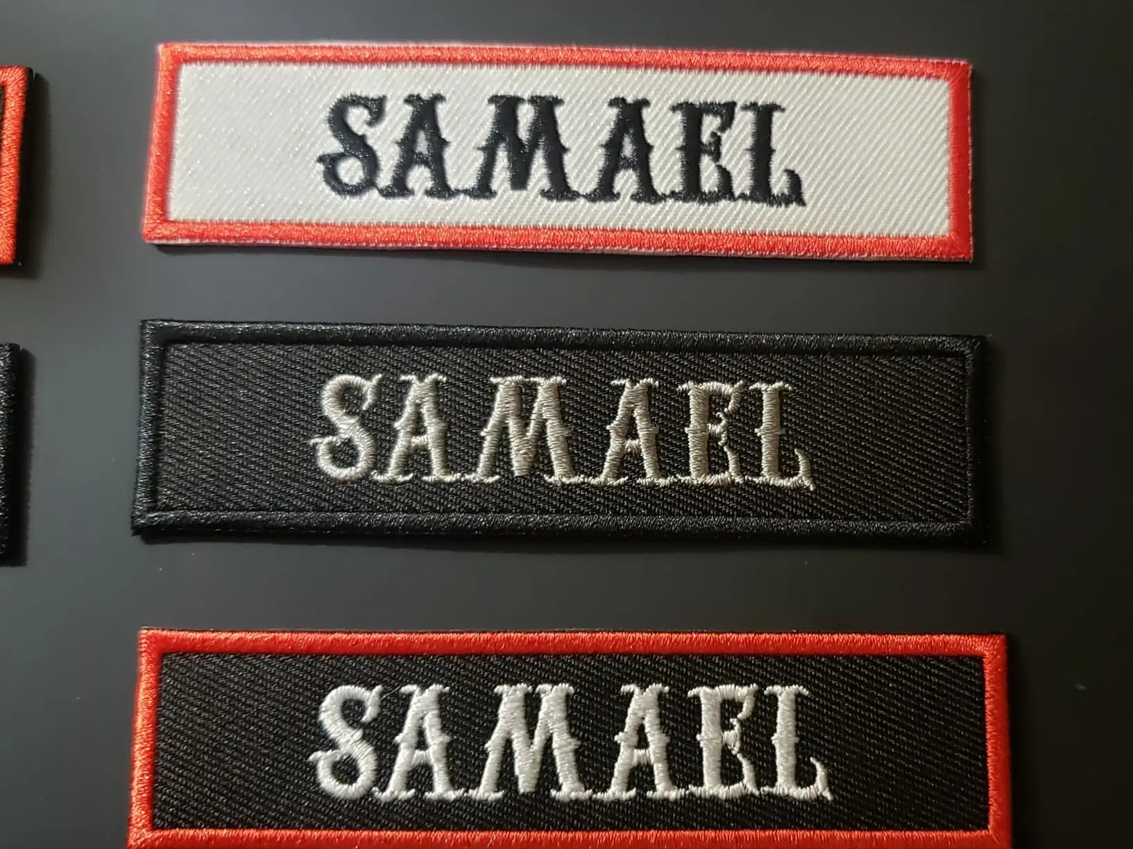 Parche táctico personalizado con nombre bordado para chaleco MOLLE