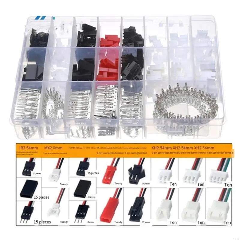 Cableado de conectores para modelo avión con carcasas macho y estuche - imagen 5