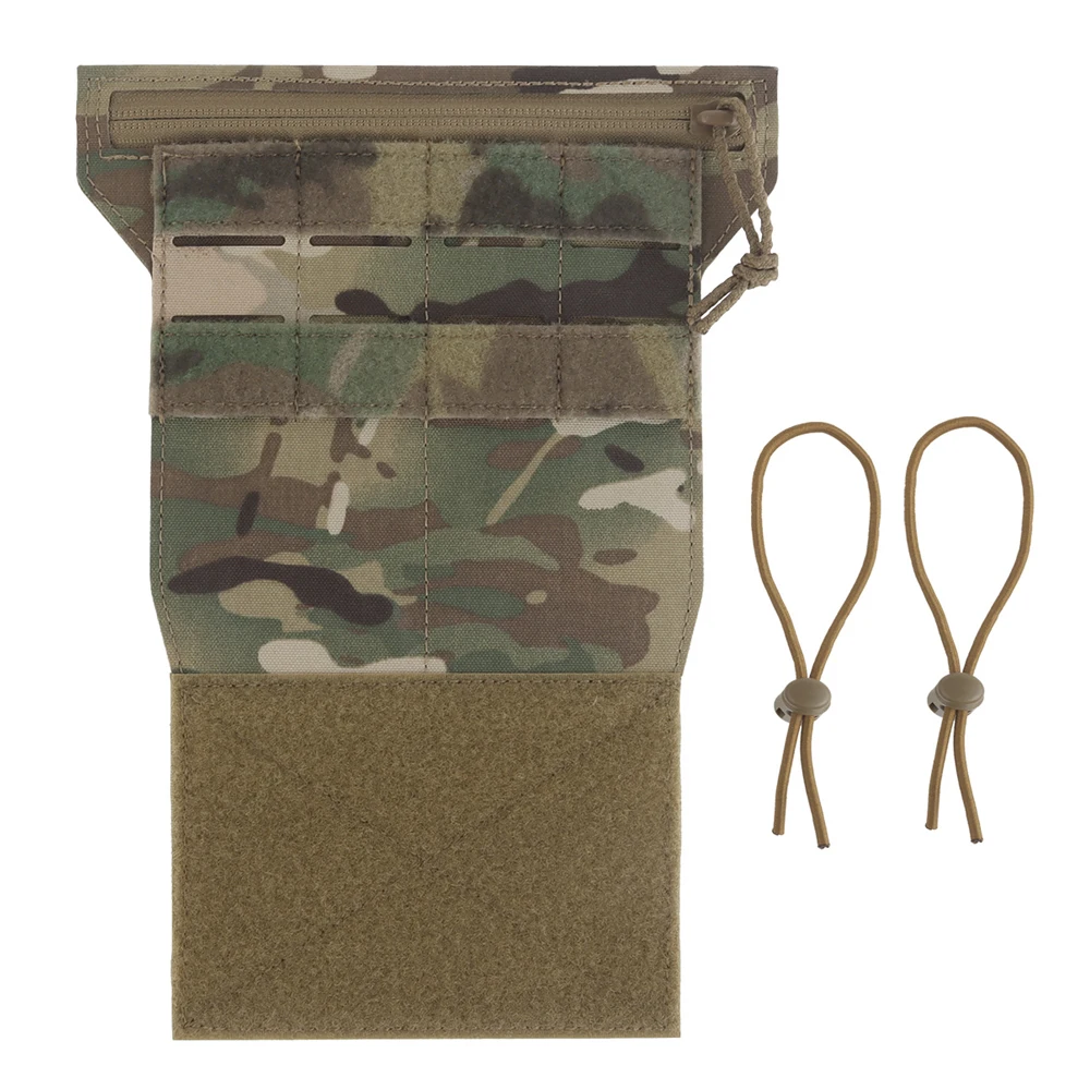 Porta teléfono táctico MOLLE – Panel chest rig navaja y batería - imagen 4