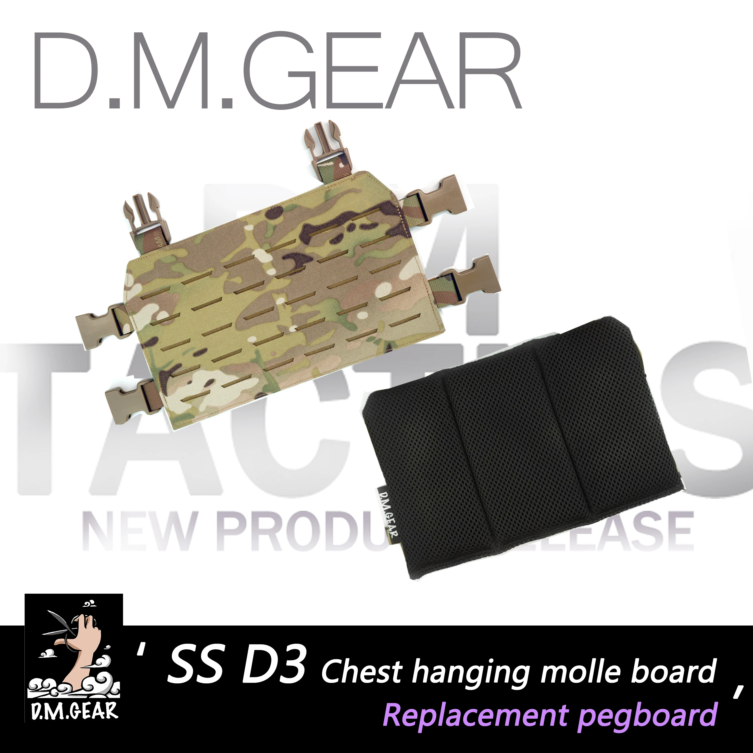 Portaplacas DMGear SS D3 con sistema Molle para Airsoft - imagen 3