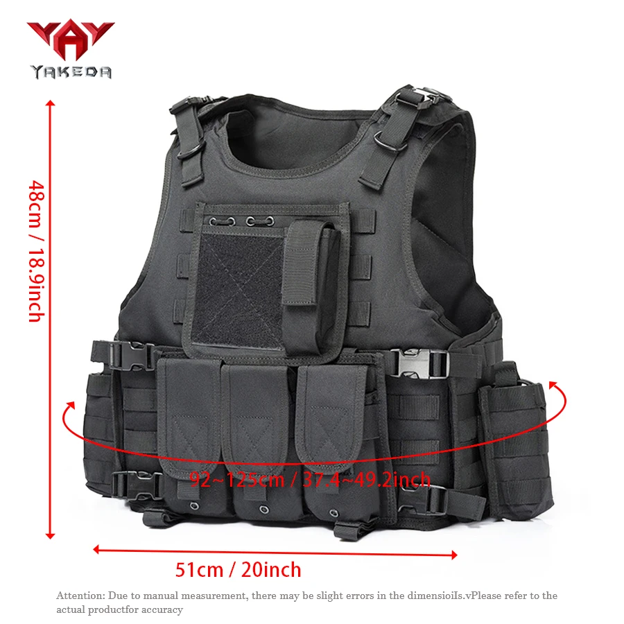 YAKEDA MOLLE Uniforme táctico de seguridad con accesorios modulares - imagen 2