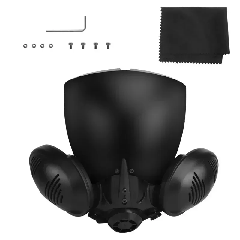 Máscara de cara completa antiempañamiento airsoft, lentes desmontables - imagen 2