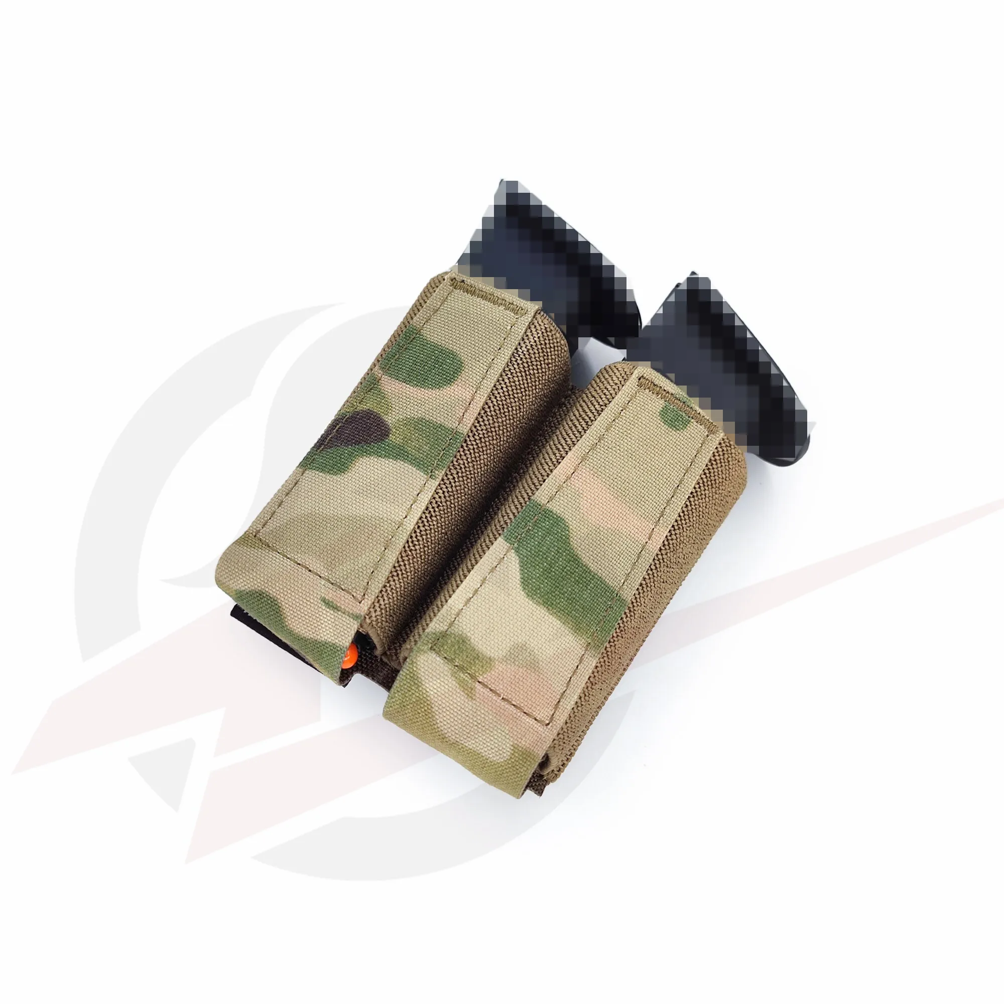 Bolsa táctica Molle doble elástica para cargadores 9mm estilo GBRS - imagen 4