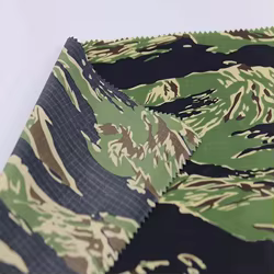 Tela camuflaje impermeable PU de tafetán para toldo bricolaje canopy