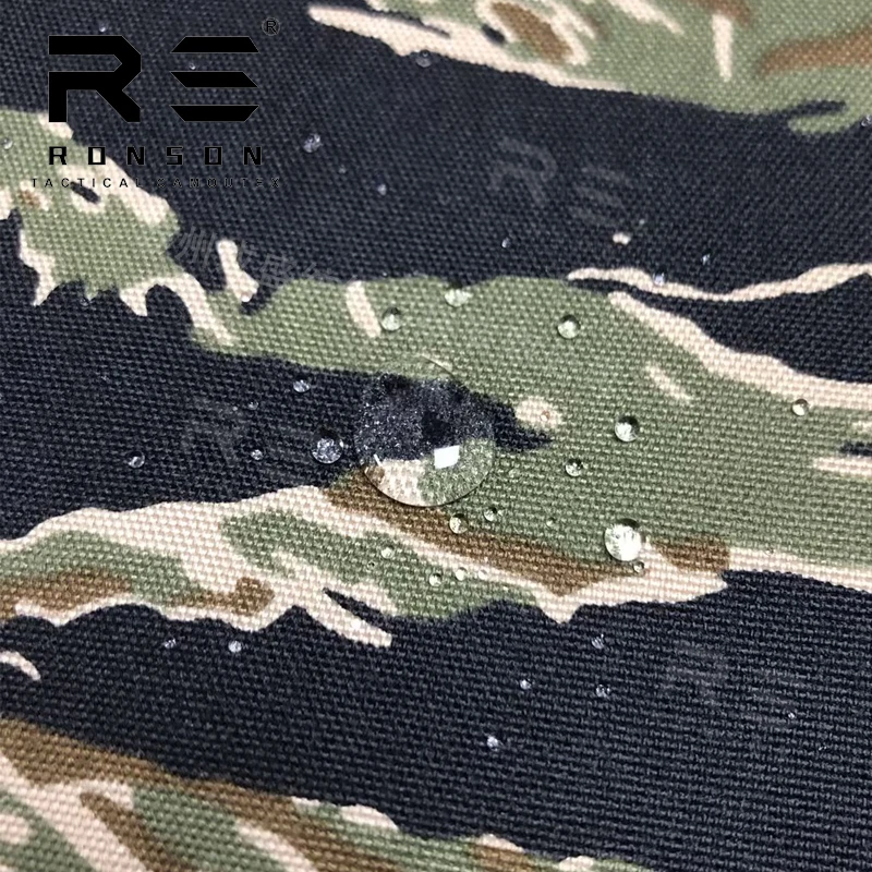 Tela táctica camuflaje azul negro desierto Oxford nailon para chaleco - imagen 2