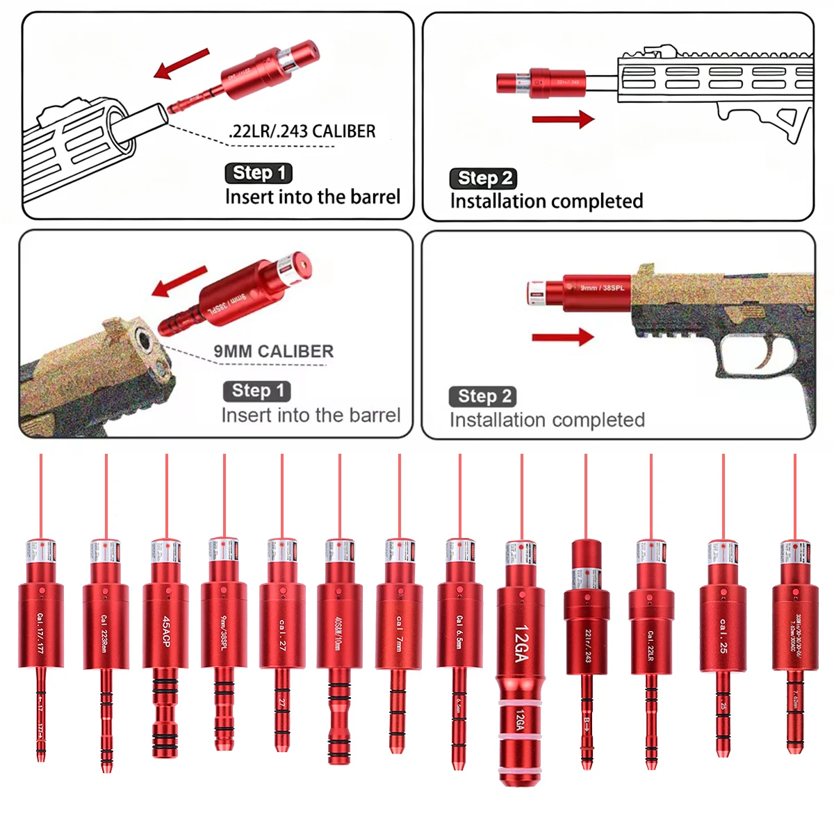 Láser de entrenamiento y calibración para Glock 17, control voz - imagen 5