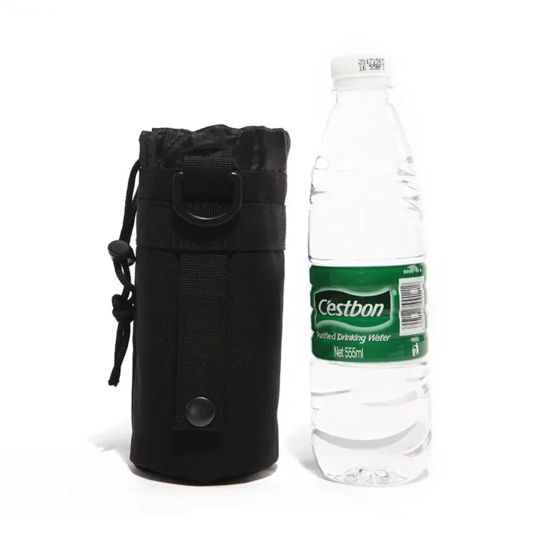 Bolsa de hidratación táctica camuflaje MOLLE con soporte botella - imagen 3