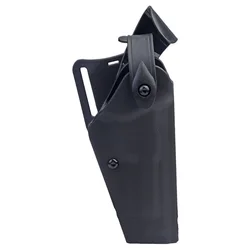 Funda táctica de cuero para pistola, mano derecha, caza y combate