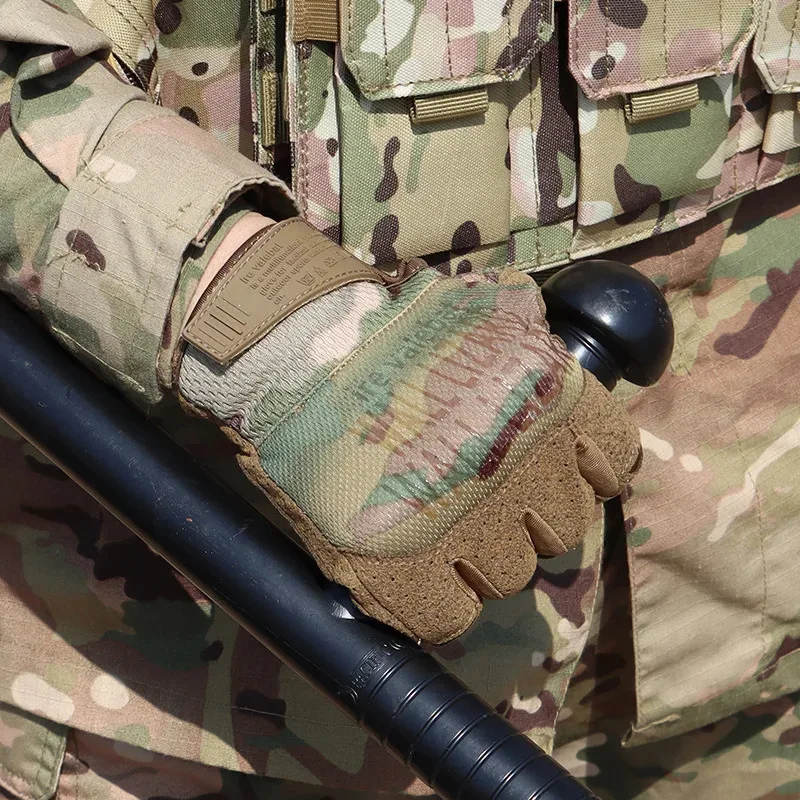 Guantes tácticos camuflaje pantalla táctil antideslizantes - imagen 3