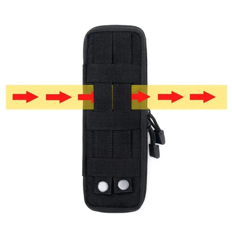 Juego cuchillos tácticos MOLLE EDC multifuncionales bolsa nailon caza - imagen 5