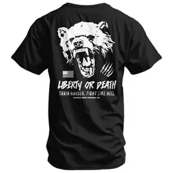 Liberty or Death Camiseta táctica hombre Fight Like Hell