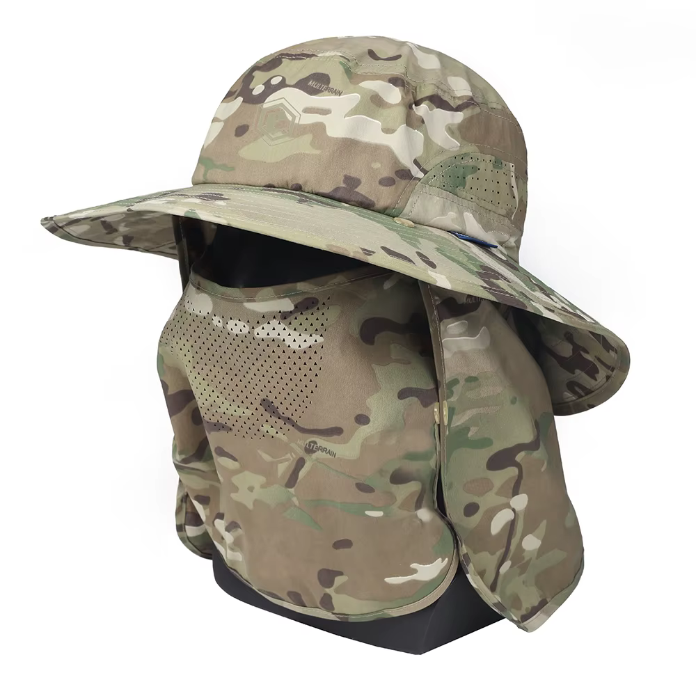 Emersongear BlueLabel Sombrero Táctico Camuflaje Máscara Desmontable