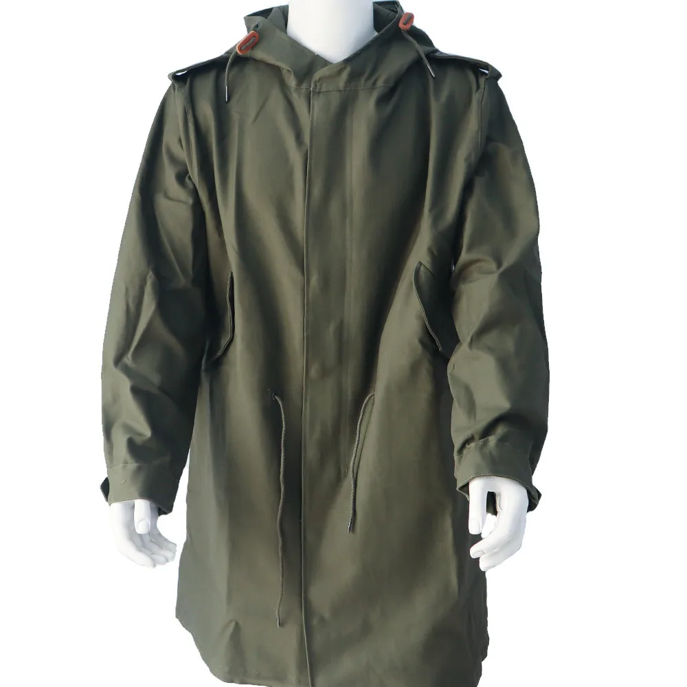M51 WW2 chaqueta soldado EE. UU. cola de pez cortavientos verde hombre - imagen 5