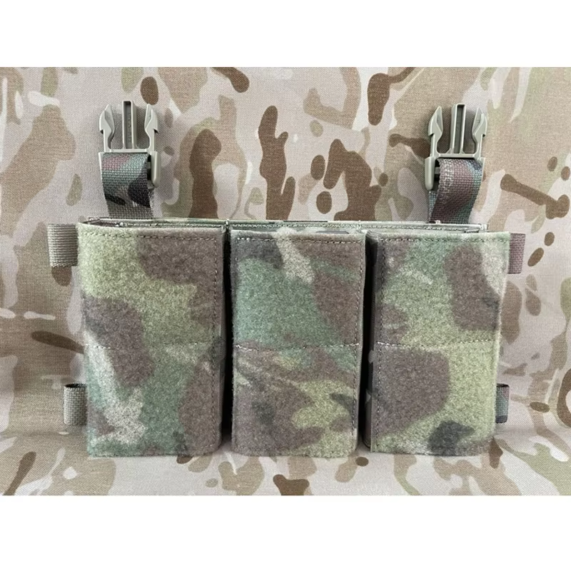 Bolsa portacargadores táctica para chalecos, funda panel frontal