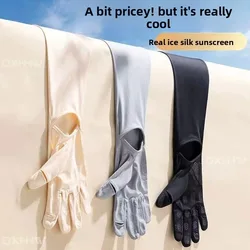 Mangas anti-UV refrescantes nailon seda hielo para outdoor verano