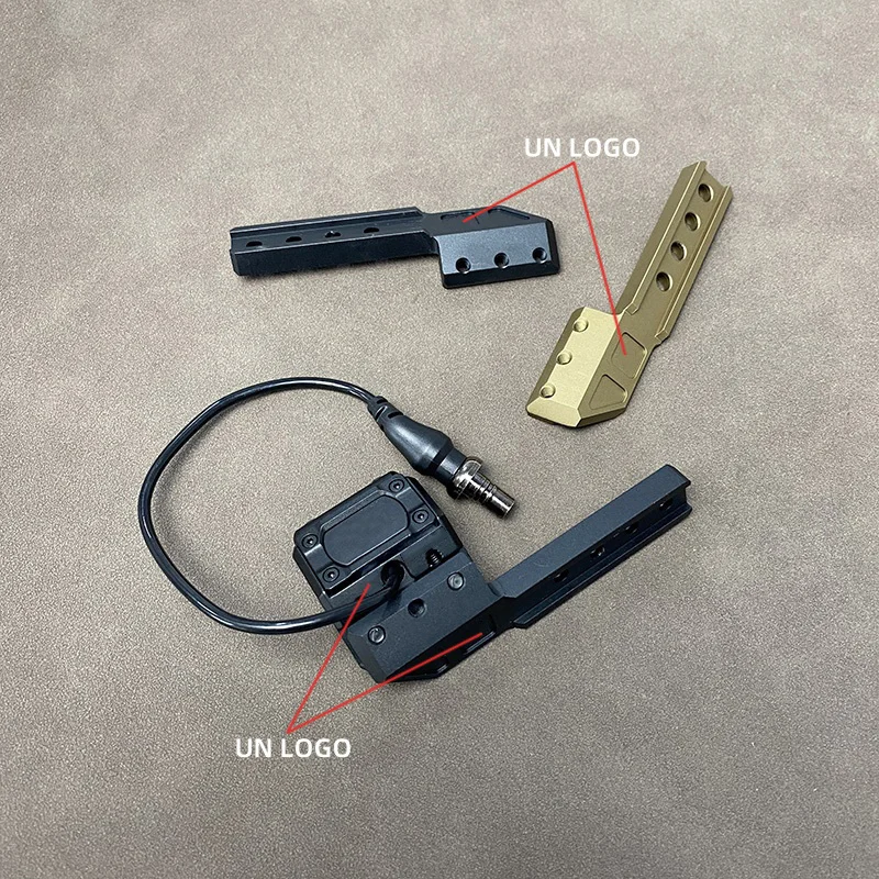 Interruptor de presión ModButton táctico con soporte lateral para luz