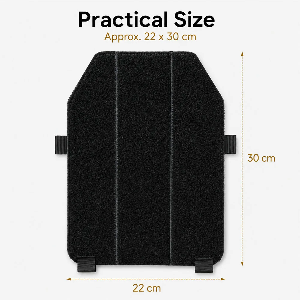 Almohadillas chaleco táctico modulares con Velcro – Placa adaptadora MOLLE - imagen 5