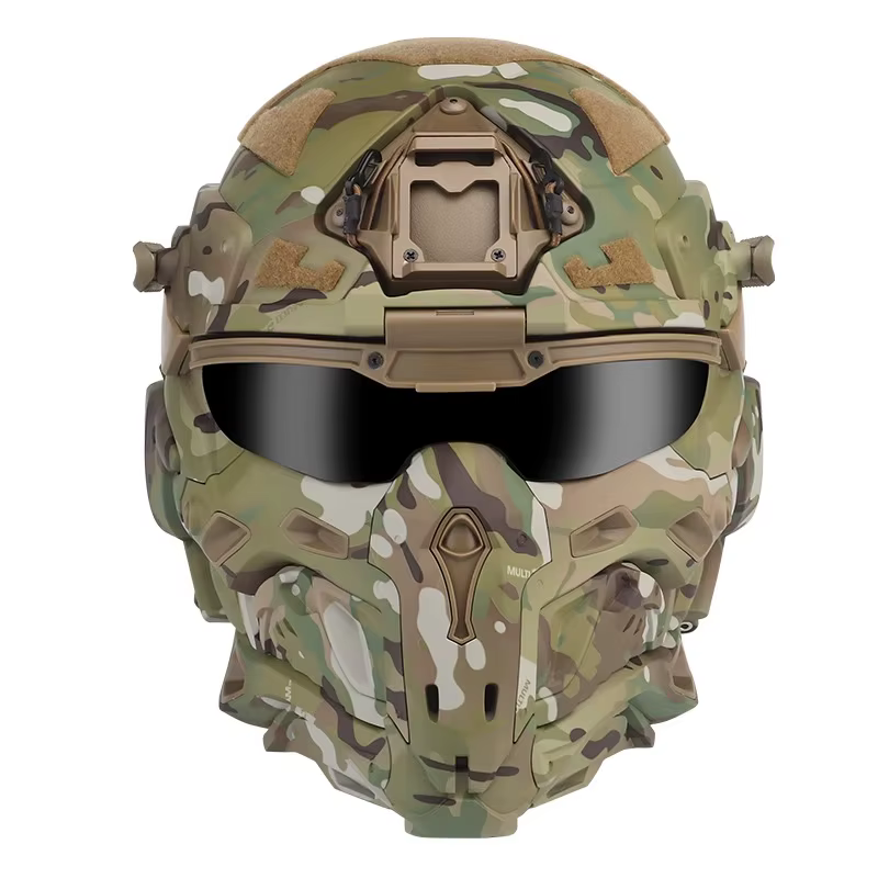 Máscara protección facial completa ABS airsoft táctico - imagen 2