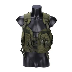 Chaleco Táctico de Camuflaje Ajustable para Airsoft y Caza