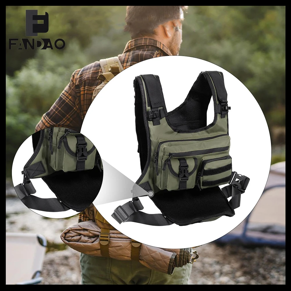 Bolsa táctica portamóvil para el pecho, aire libre y entrenamiento - imagen 5