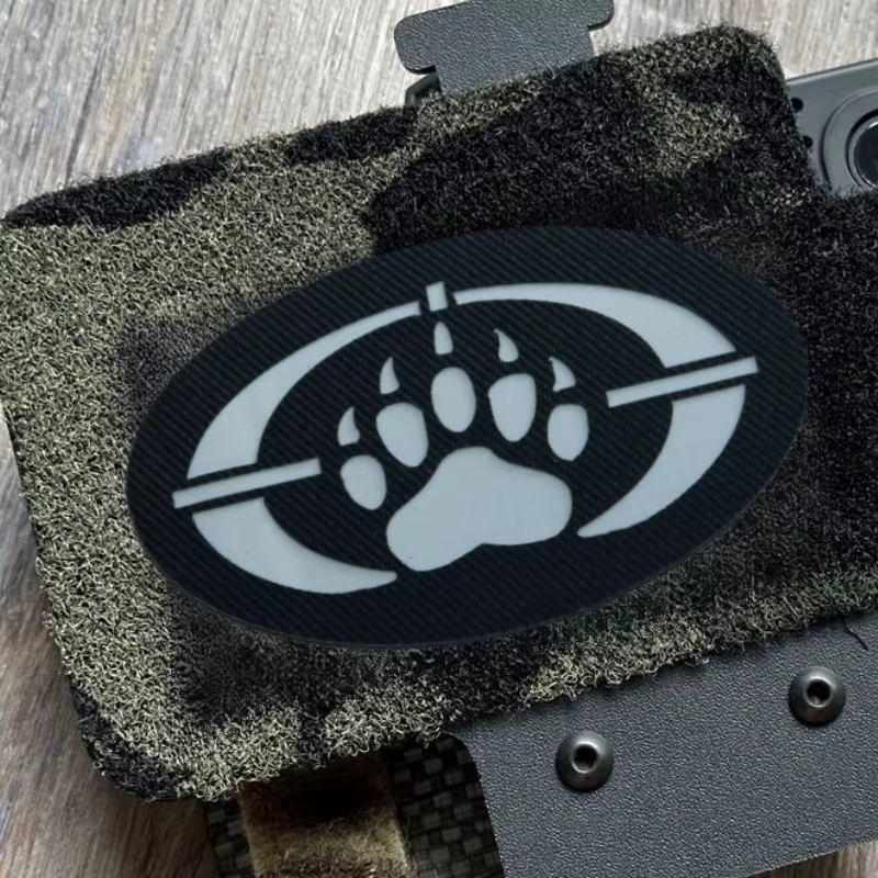 Parche reflectante táctico Blackwater Bear Claw – Para mochila o gorra - imagen 4