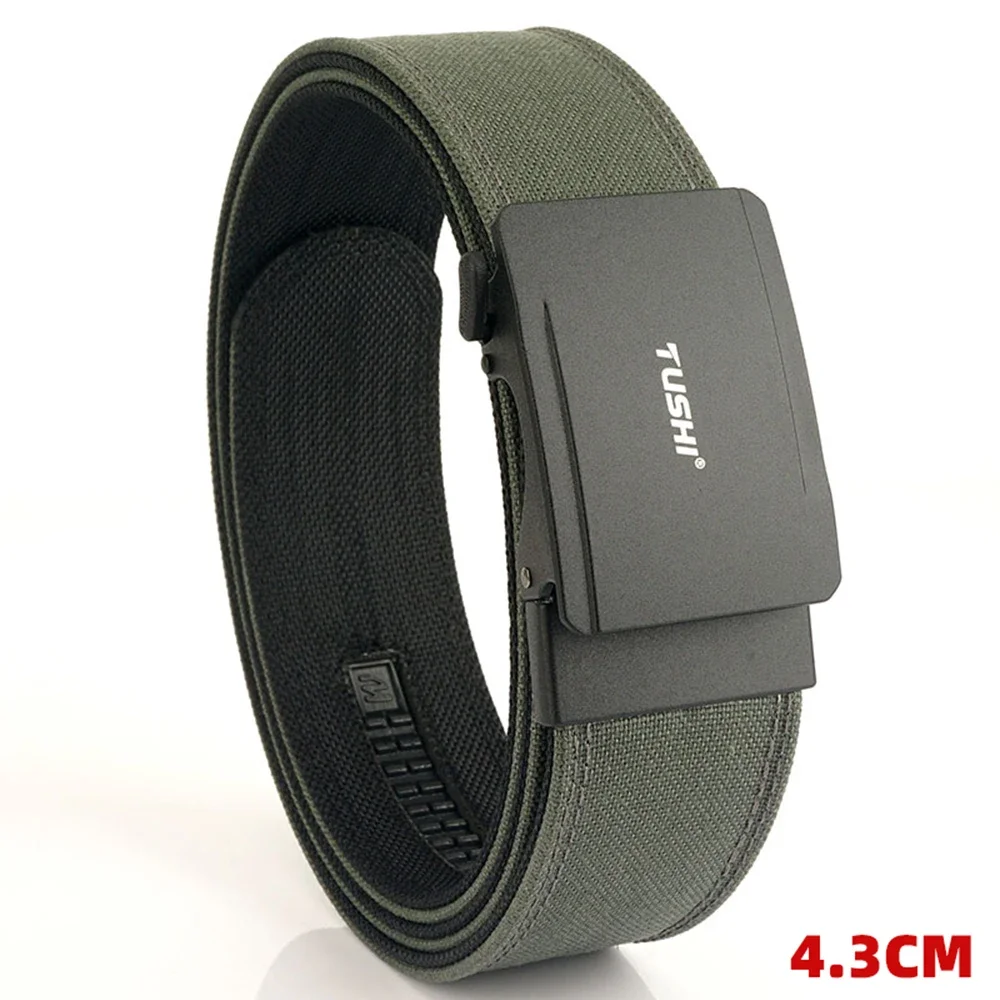 Cinturón táctico militar TUSHI nylon con hebilla automática metálica - imagen 4