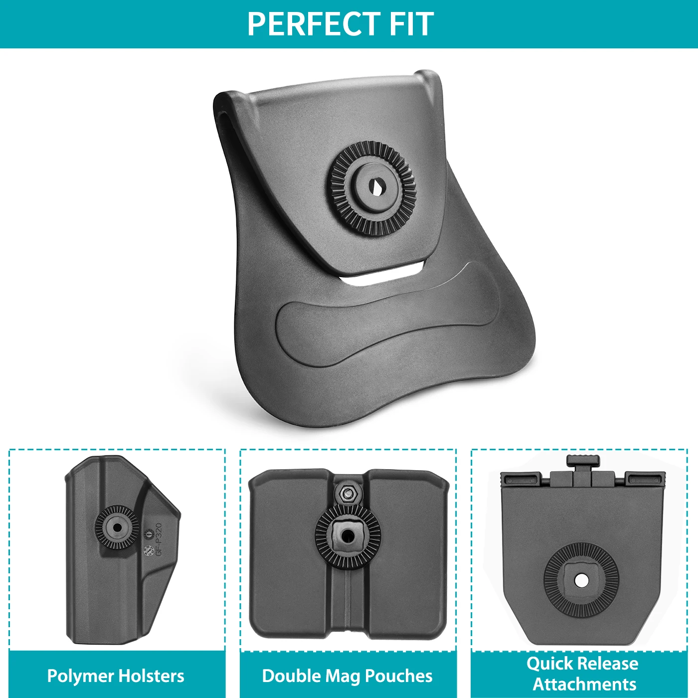Funda Silicona Pistola Gunflower para Cinturón Táctico MOLLE - imagen 2