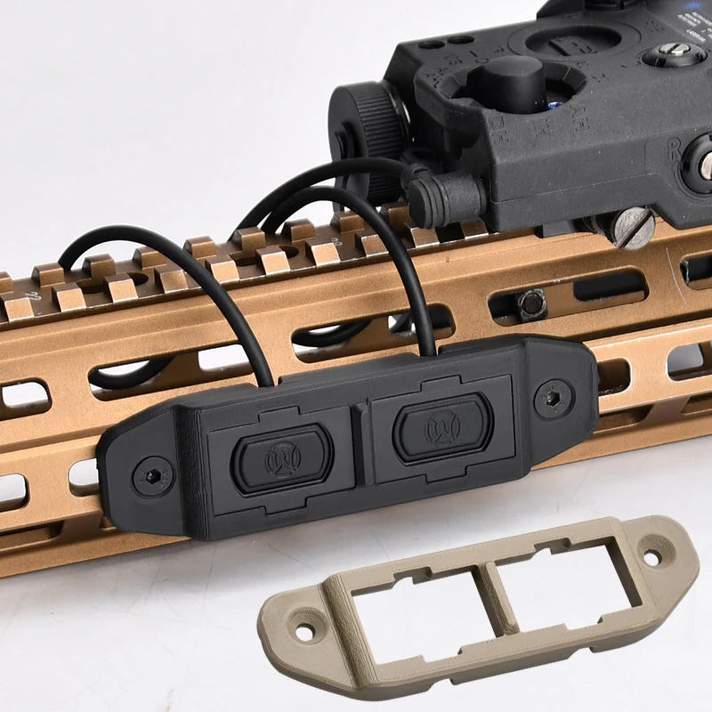 WADSN MLOK KEYMOD interruptor táctico remoto para riel doble bolsillo - imagen 2