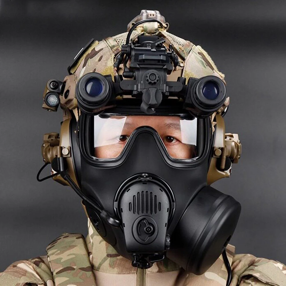 Máscara de gas táctica FM53 para exteriores, disfraz decorativo - imagen 3