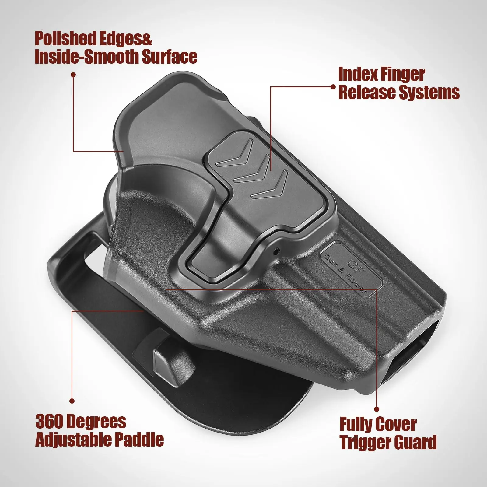 Funda táctica para pistola Makarov PM derecha, liberación rápida - imagen 2