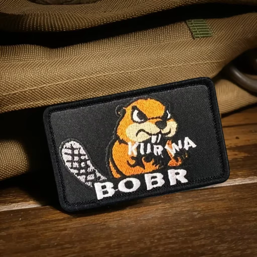 Parche táctico Bobr bordado gancho y bucle insignia moral militar
