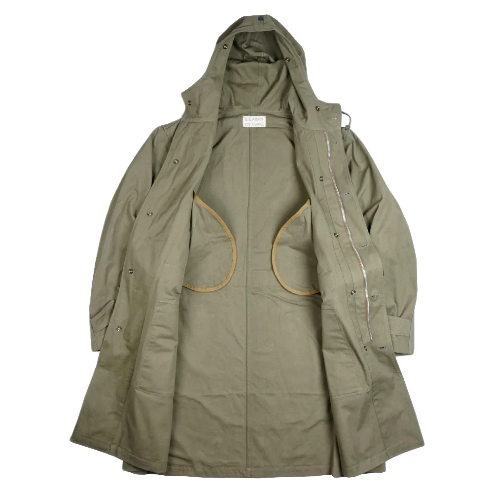 Chaqueta militar M47 vintage Segunda Guerra Mundial táctica de lona - imagen 3